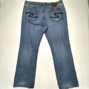Seven7 Jeans Mens Premium Size 40 (actual 42x32) Y2K Vtg Straight Leg Plz Read